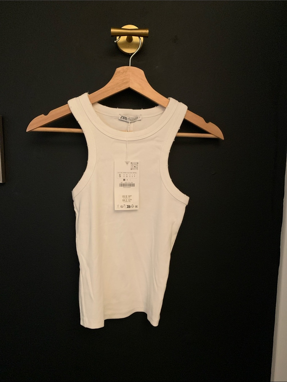 Zara cotton tank NWT